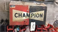 Champion metal cabinet and contents