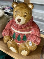 CERAMIC BEAR COOKIE JAR