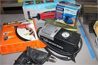 Black and Decker Corded Drill/Air Compressor etc.