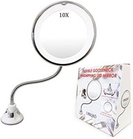 NEW $75 LED Magnifying Lighted Mirror, Gooseneck