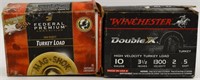 12 Rounds of 10 Ga Turkey Load Plastic Shotshells