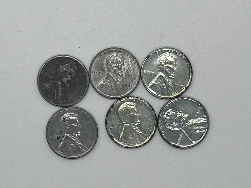 Collection of U.S. Steel Pennies
