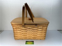 Longaberger Basket with broken handle