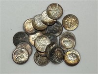 Collection of Silver Roosevelt Dimes GEM