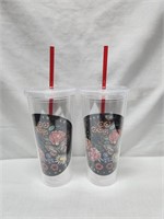 Drinking Cups with Lids (2)