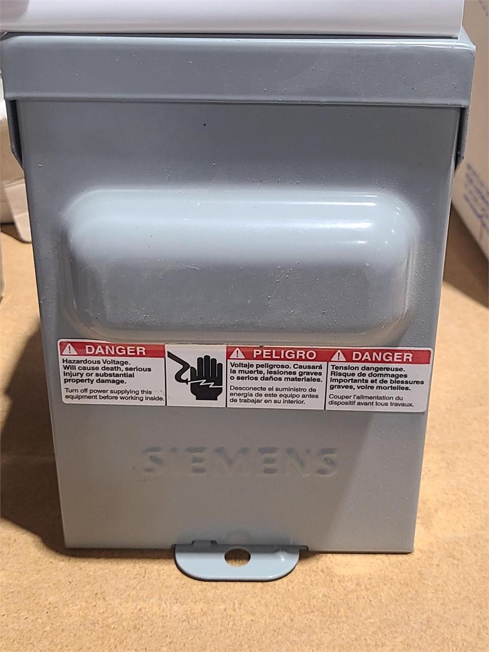 (2) pcs   Siemens Electrical Boxes