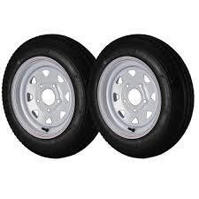 2 Pack - 4.80x12 Loadstar Tire on 5 Bolt Wheel