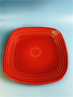 Fiesta Platter Square - Red