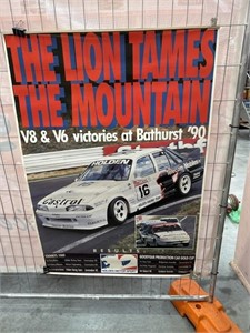 Holden Dealership KING OF THE MOUNTAIN Poster