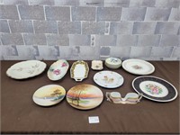 Vintage fine china platers and plates
