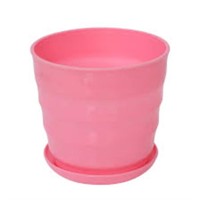 Uxcell Office Desk Plastic Round Plant Planter Hol