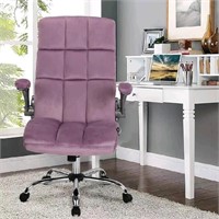 KCREAM High Back Fabric Home Office Chair with Swi