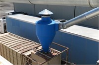 Blue Cyclone Dust Collector Hopper