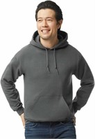 (N) Gildan Menâ€™s Fleece Hooded Sweatshirt, Style
