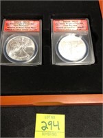 2013 American Silver Eagle ANACS MS 70 West Point