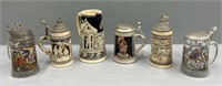 Beer Steins Lot incl German Stoneware