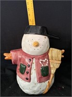 snowman cookie jar