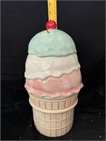 ice cream cone cookie jar