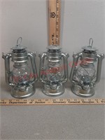 8" Silver Oil Lamp Qty 3 New