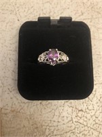 Purple Gemstone Ring