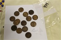 LOT OF 15 ENGLAND COINS