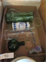 Box of Misc. Glassware