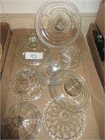 Box of Vintage Glassware Lids