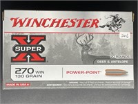 WINCHESTER SUPER X 270 WIN 20 ROUNDS