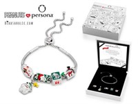 New Peanuts by Person Sterling silver bracelet set