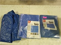 2-6x8 tarps, two are NEW