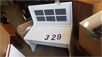 White Bench W/Lift Set