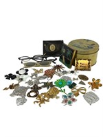 Costume Jewelry, Compact, Buttons & Good Stuff