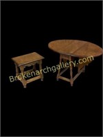 2 Diminutive Bench Made Maple Tables