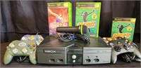Original XBOX Video Game System Lot