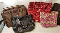 4 Handbags 2 Vera Bradley 2 Nine West