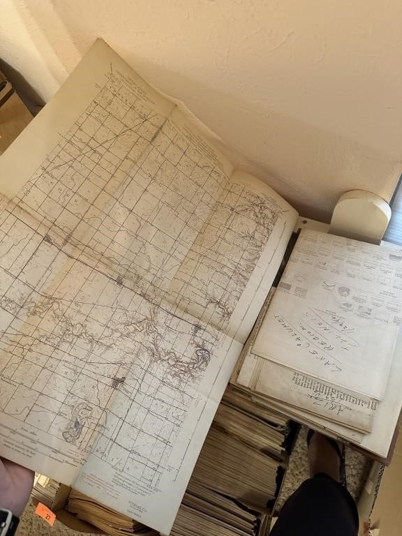 LARGE LOT OF WWII ERA MAPS DIFFERENT LOCALES