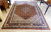 Bidjar Hand Knotted Wool Rug.