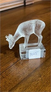 Lalique Frosted Deer