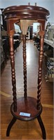 MAHOGANY CANDLE STAND