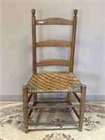 Vintage Shaker Ladderback chair w Reed seat