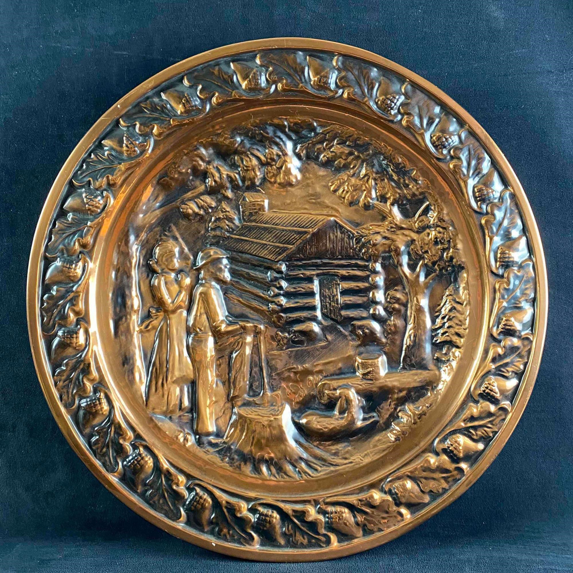 20" Decorative Copper Plate