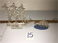 Glass ship models
