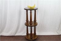 3 Tier Oak Plant Stand