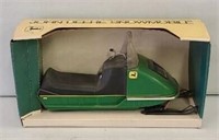 JD Snowmobile in Slik Green & Yellow Box