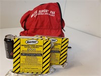 Camping Go Bag With Emergency Rations