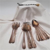 15 Pcs. Vintage Flatware - Sheffield & Leonard