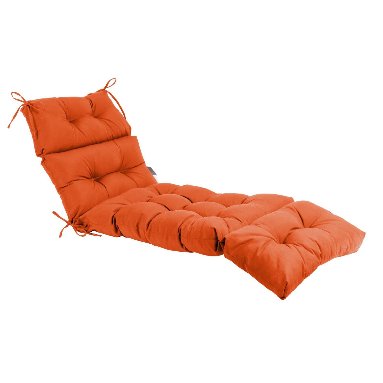 QILLOWAY Indoor/Outdoor Chaise Lounge Cushion,Spri