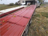 Pile (32 Sheets) of Red Barn Tin