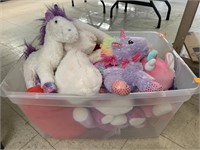 Box of Stuffed Animals and Toys