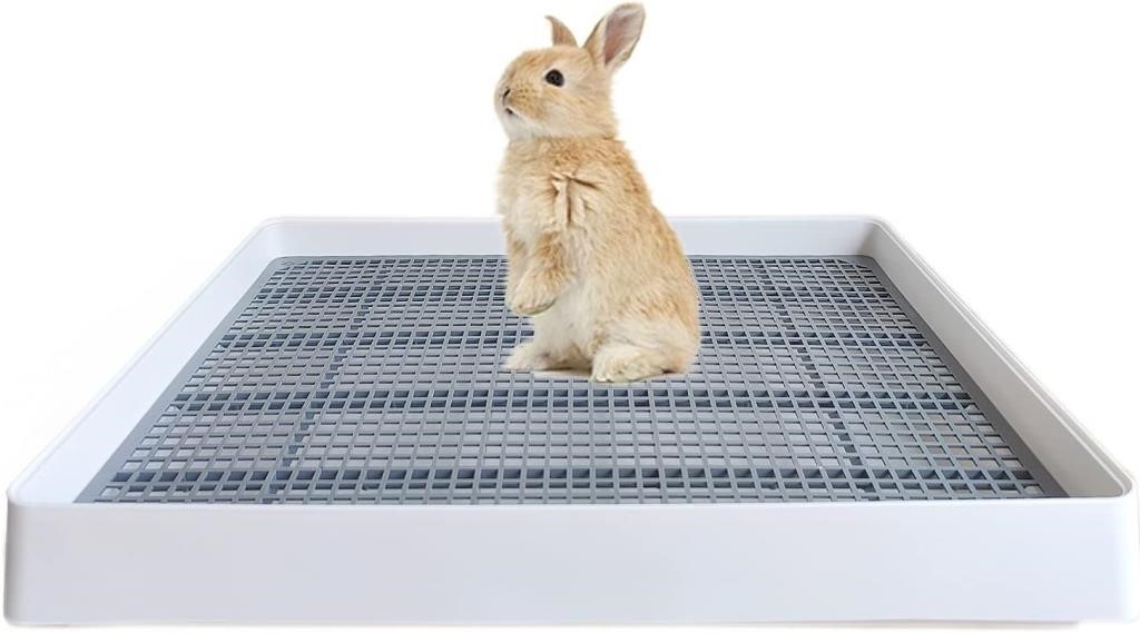 PODOO Rabbit Large Litter Box  22x18x3 Inches